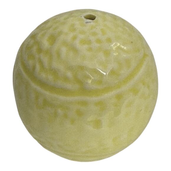 Vintage Ceramic Yellow Tennis Balls Salt and Pepper Shaker Set - Picture 3 of 7